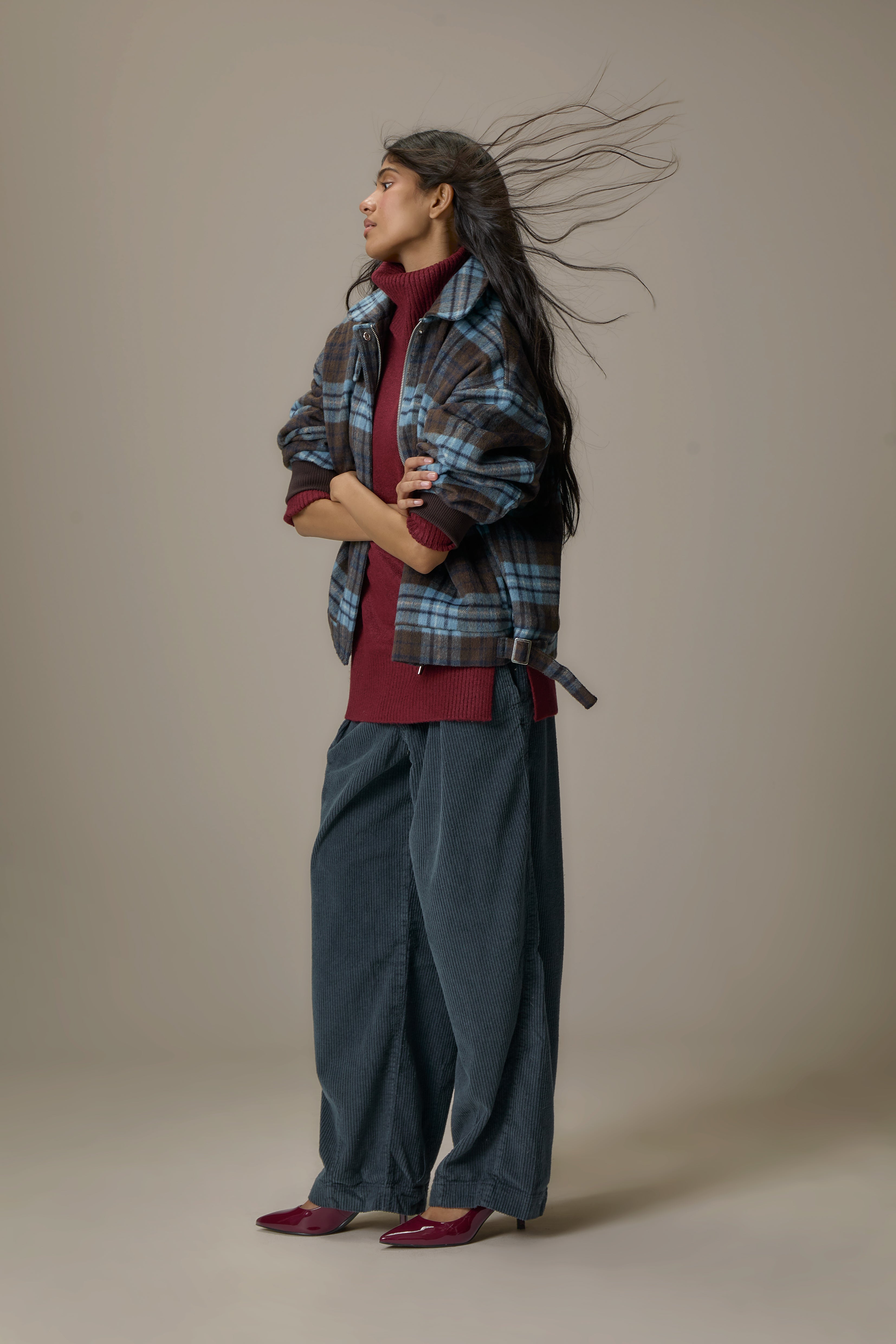 Bennett Plaid Check Jacket
