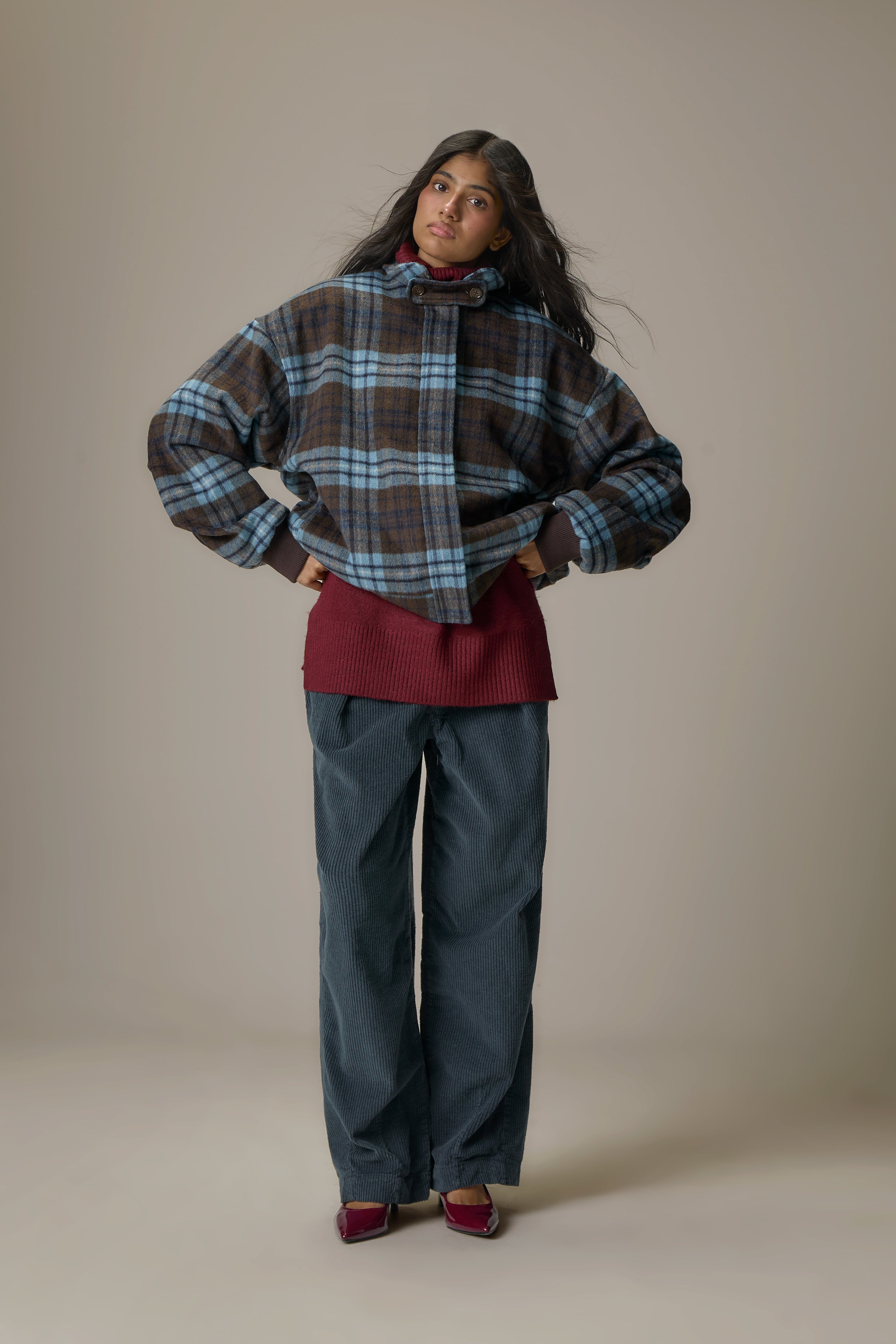 Bennett Plaid Check Jacket