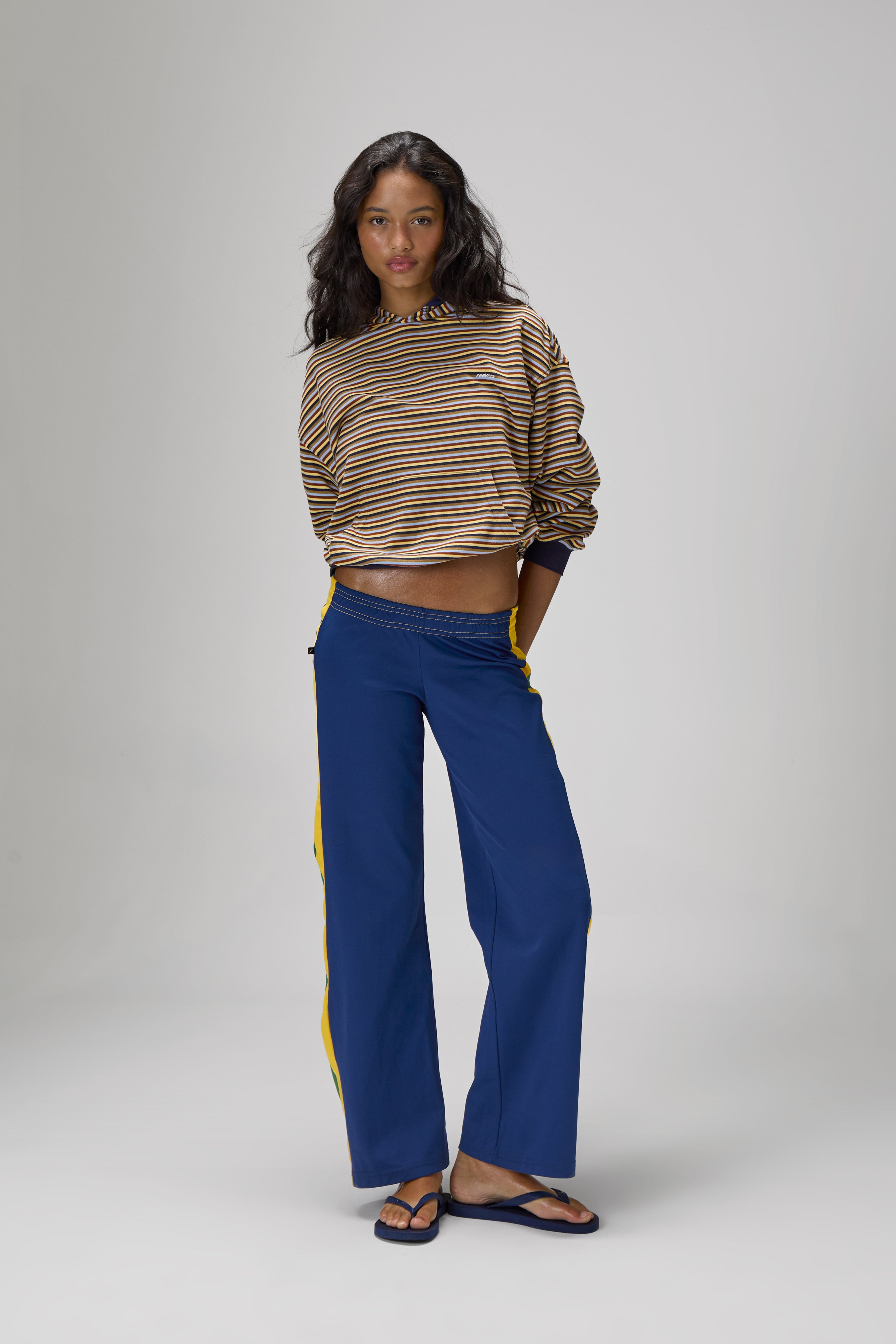 Walker Soft Shrunken Hoodie in Navy