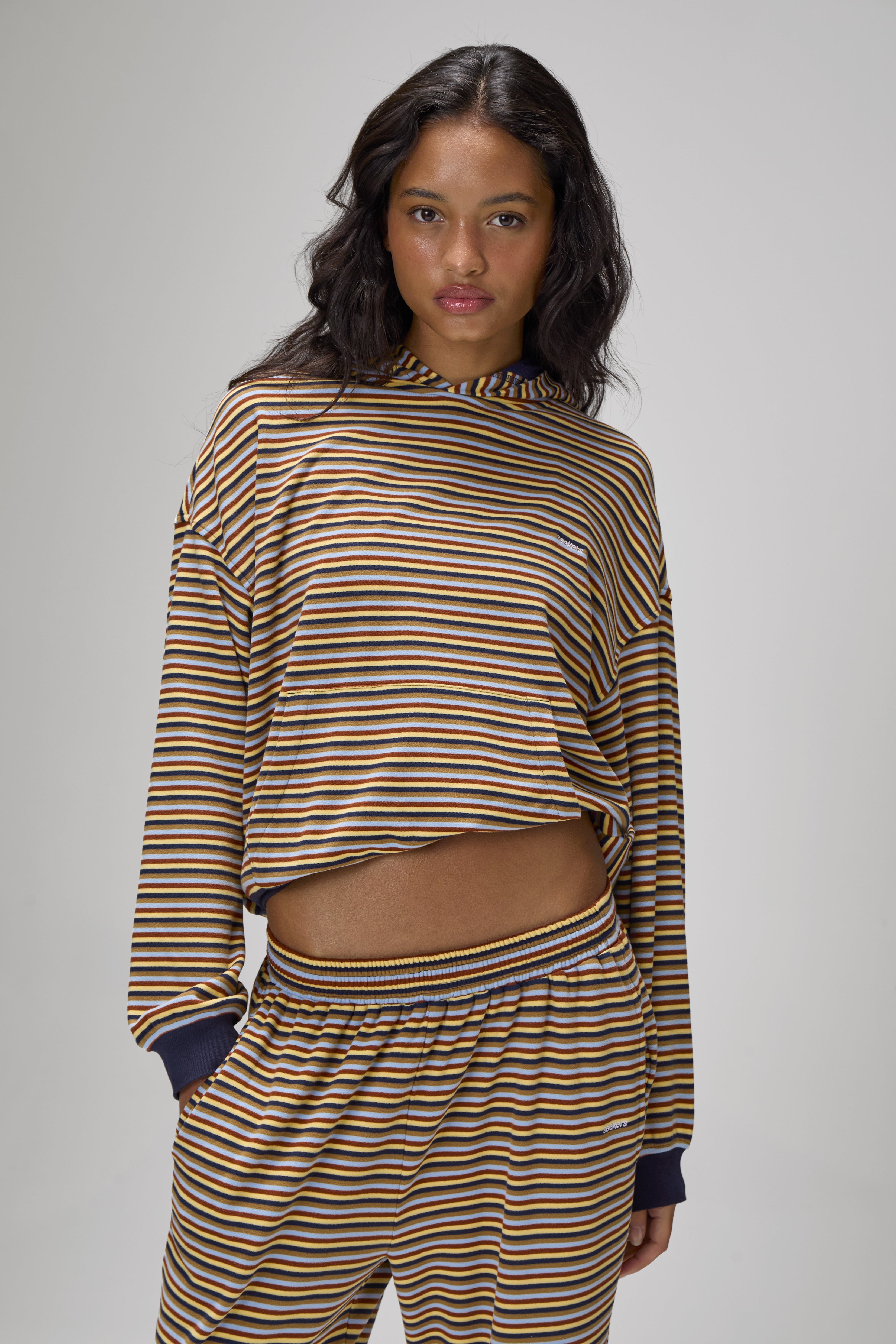 Walker Soft Shrunken Hoodie in Navy