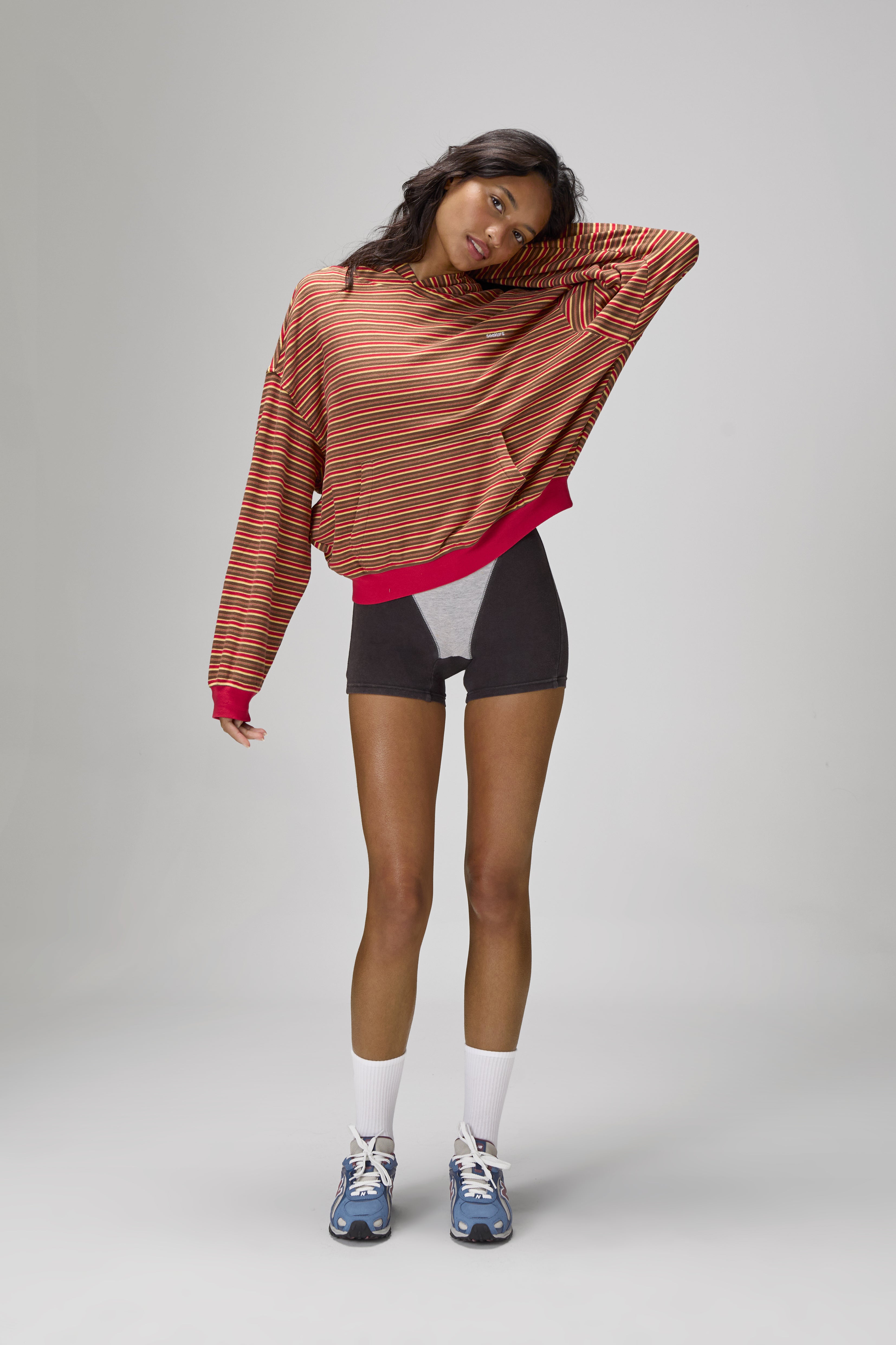 Walker Soft Shrunken Hoodie in Red