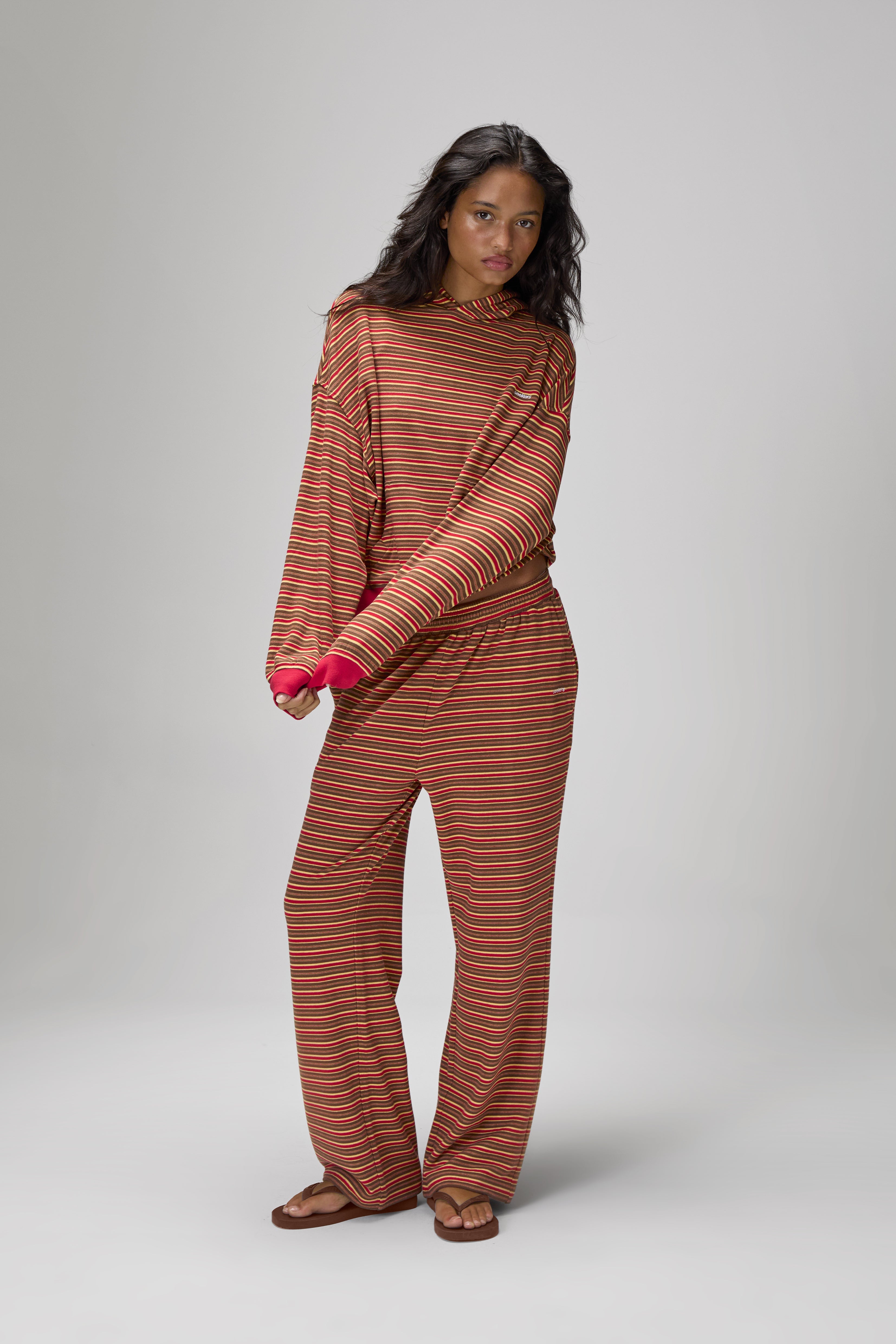 Walker Soft Shrunken Hoodie in Red