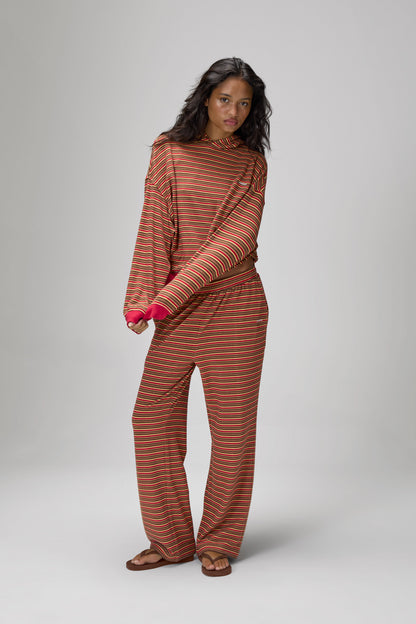 Walker Soft Shrunken Hoodie in Red