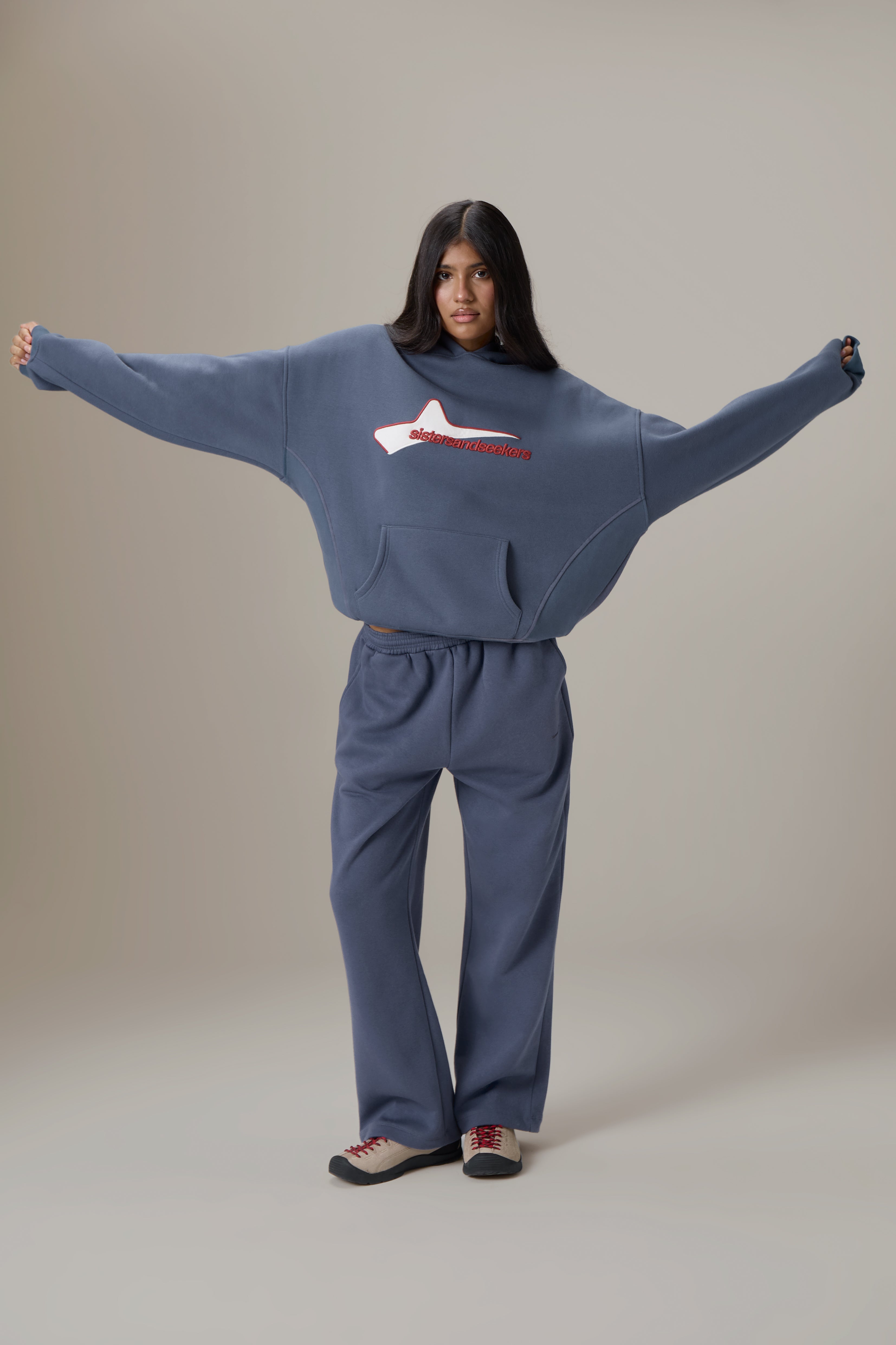 Seekers Northstar Hoodie in Vintage Blue