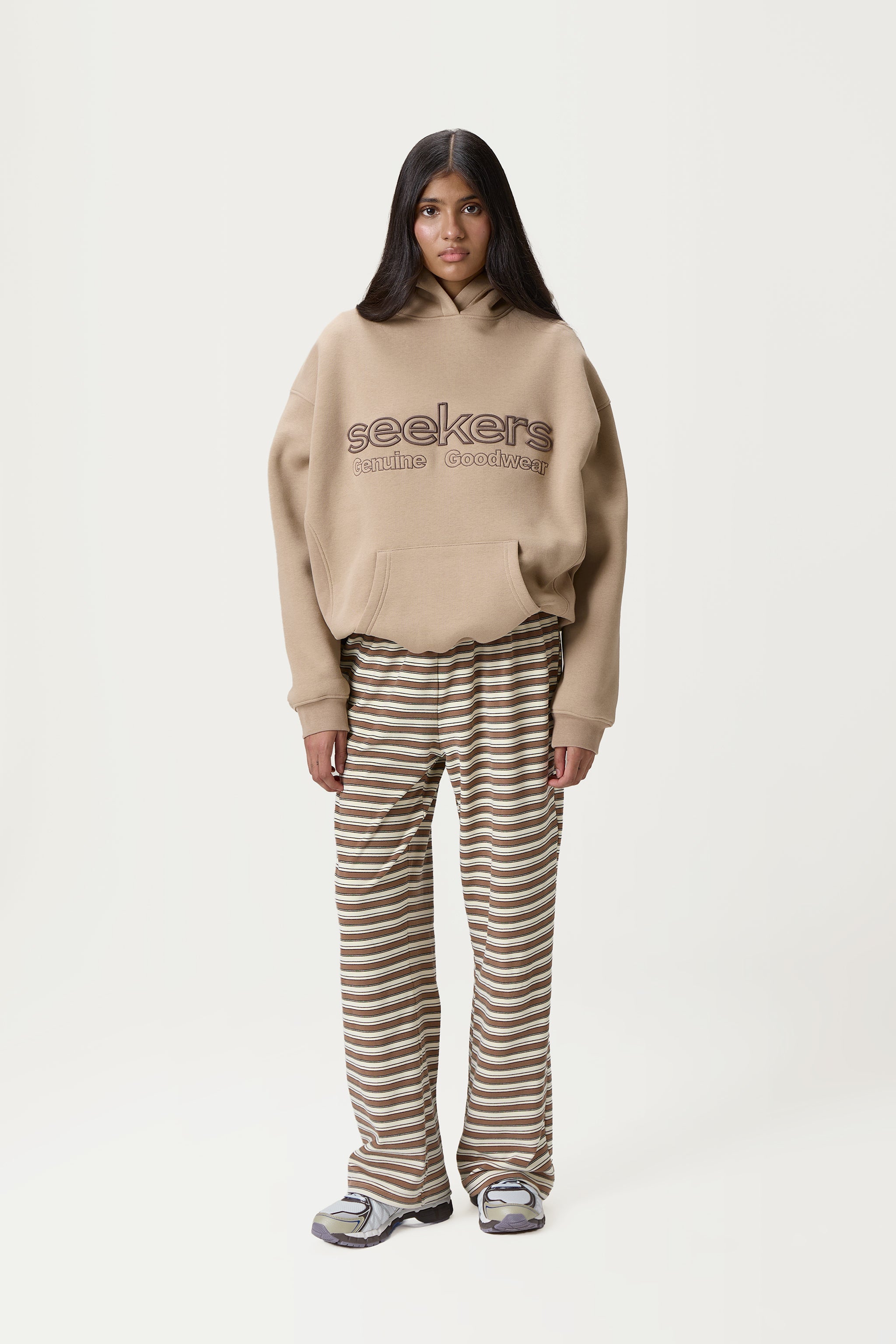 Seekers Goodwear Hoodie in Beige