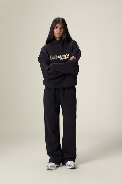 Seekers Wear Hoodie in Washed Black