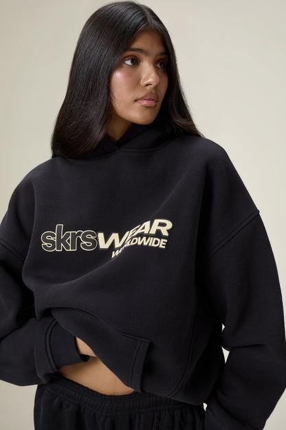 Seekers Wear Hoodie in Washed Black