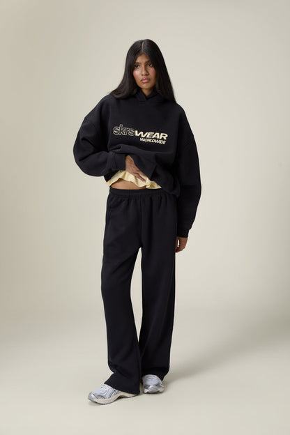 Seekers Wear Hoodie in Washed Black