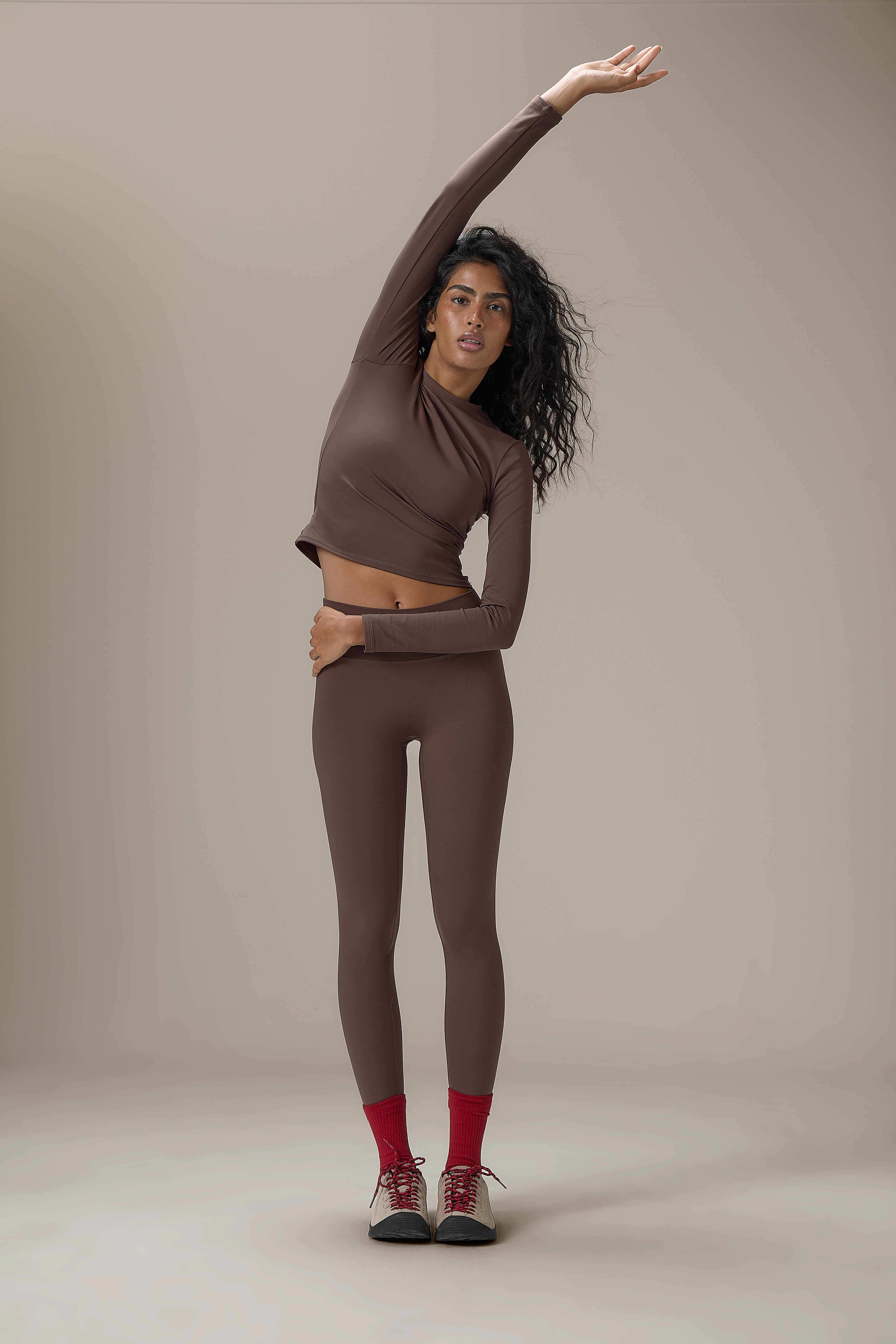 Soft Active Legging in Brown