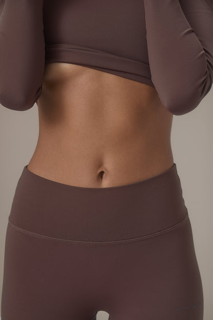 Soft Active Legging in Brown