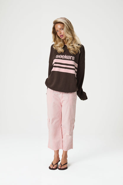 Peggy Logo Knit Sweater