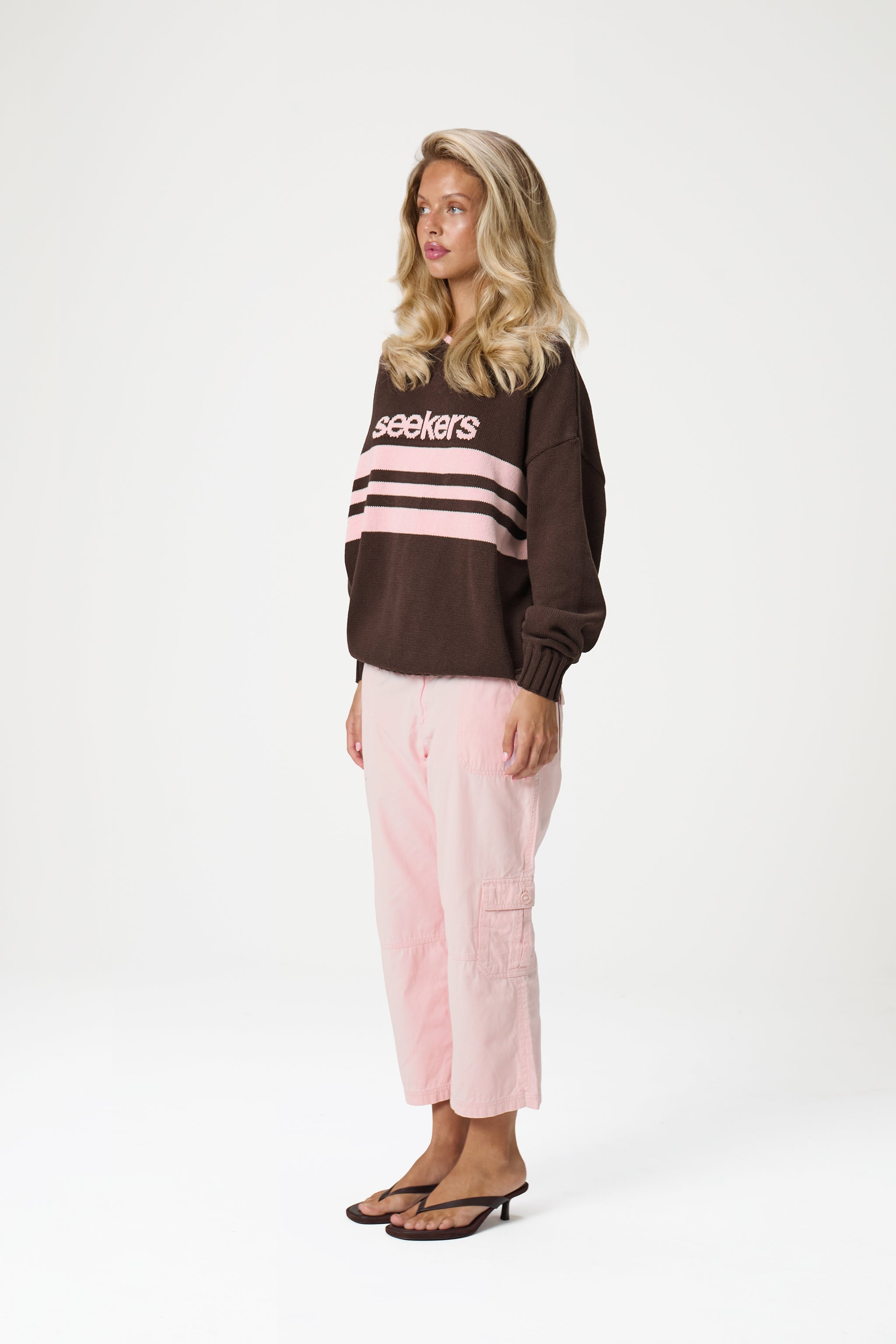 Peggy Logo Knit Sweater