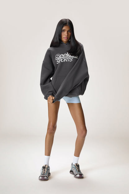 Seekers Sports Hoodie in Charcoal