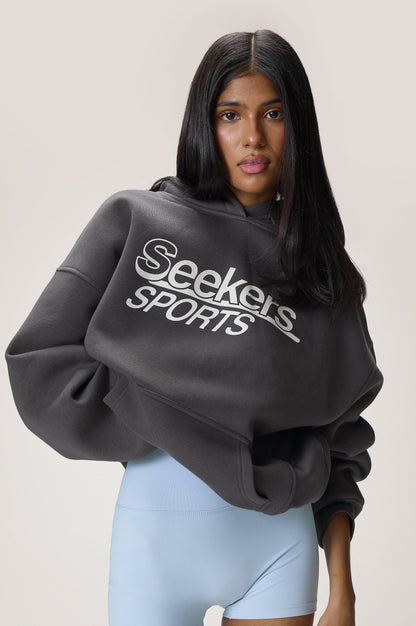 Seekers Sports Hoodie in Charcoal