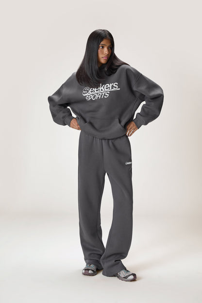 Seekers Sports Hoodie in Charcoal