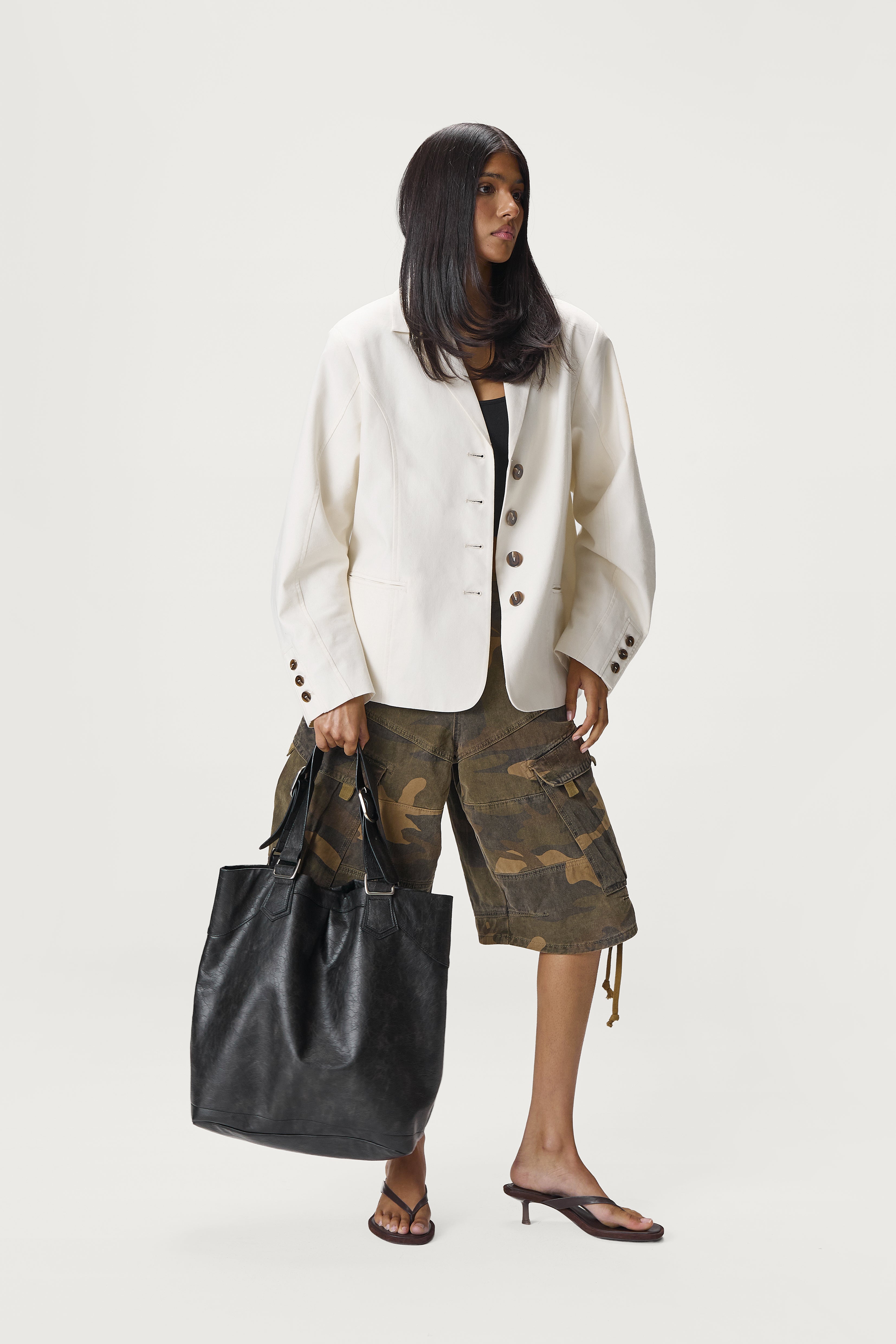 Burbank Faux Leather Everyday Tote Bag