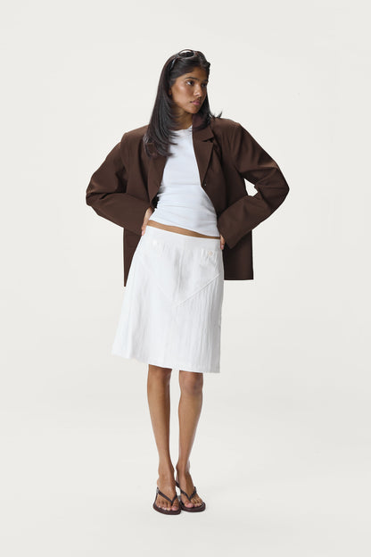 Fargo Boxy Blazer in Brown