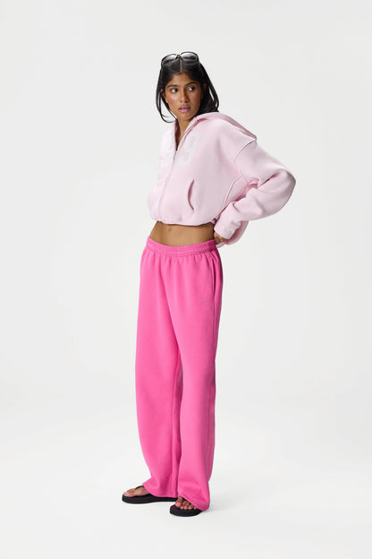 99 Shrunken Zip Hoodie in Bunny