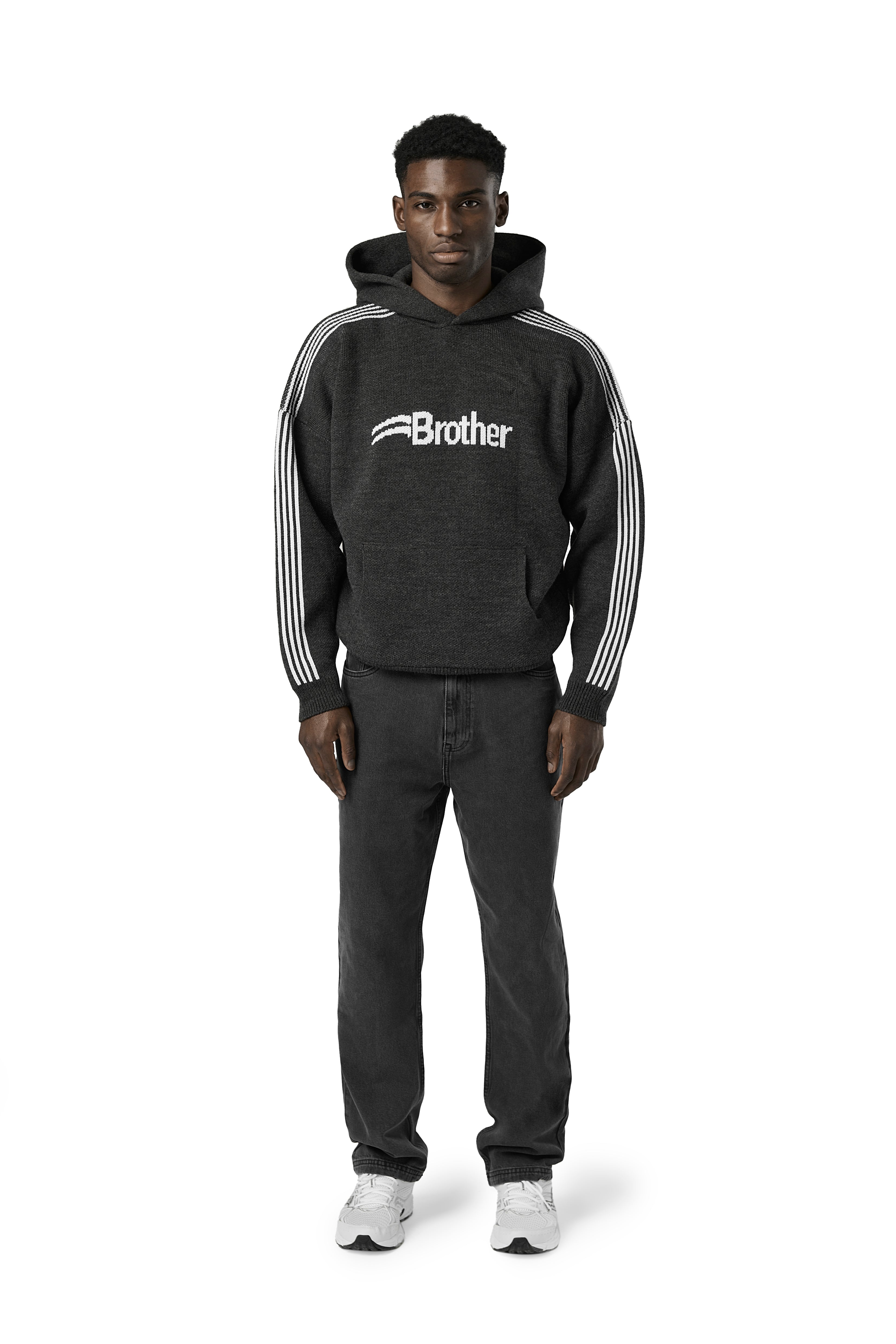 Track Knit Hoodie