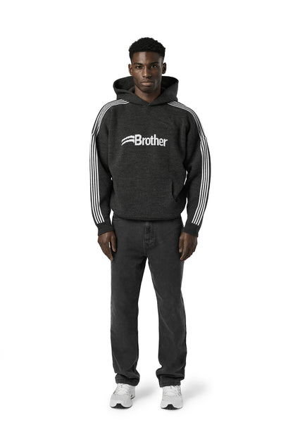 Track Knit Hoodie