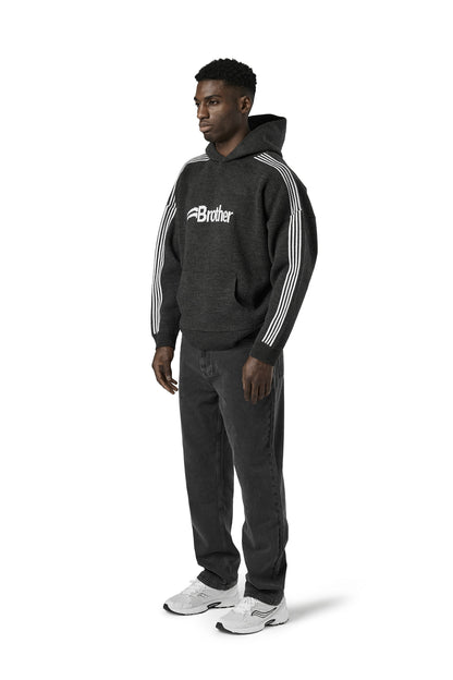 Track Knit Hoodie