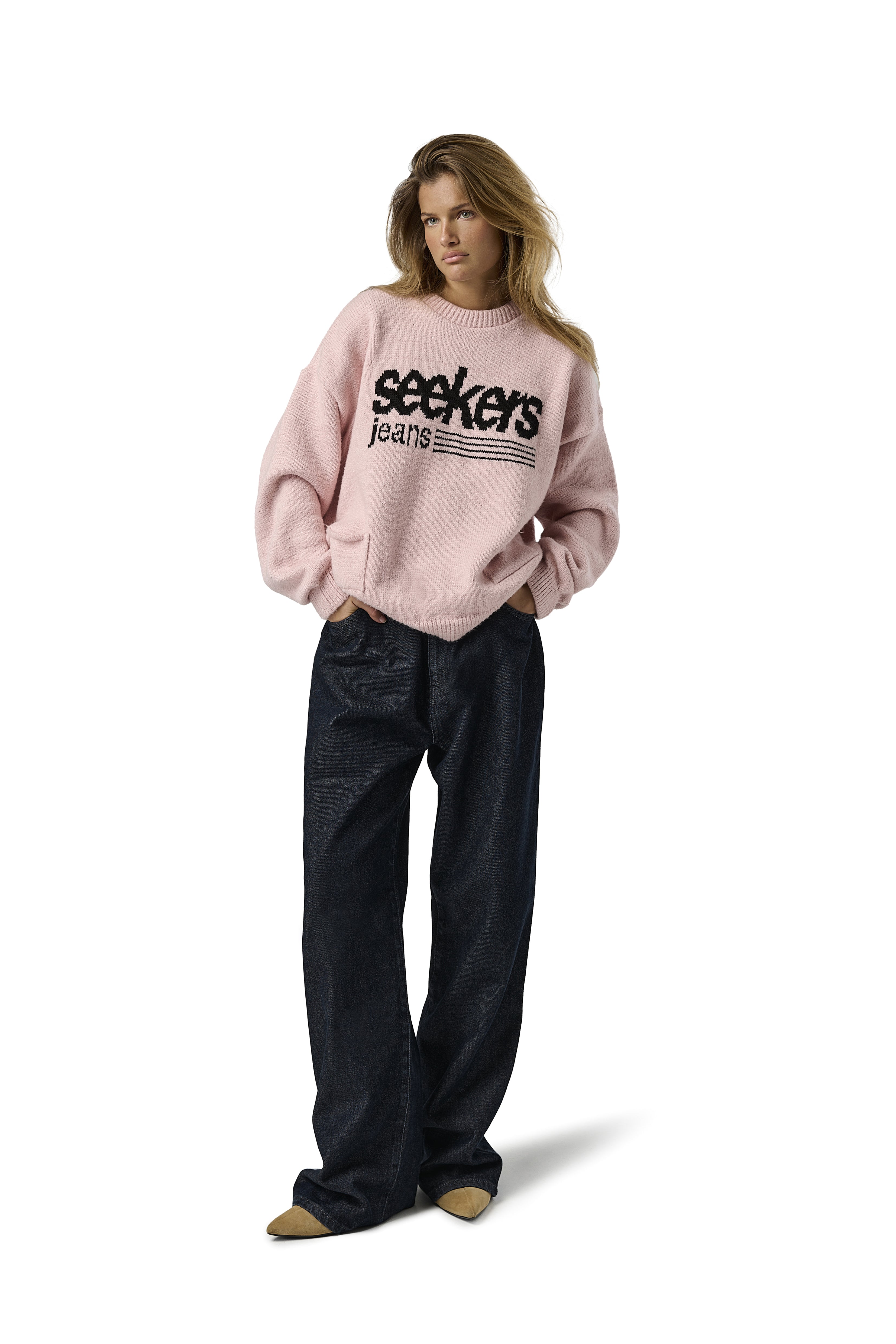 Binky Logo Knit Sweater