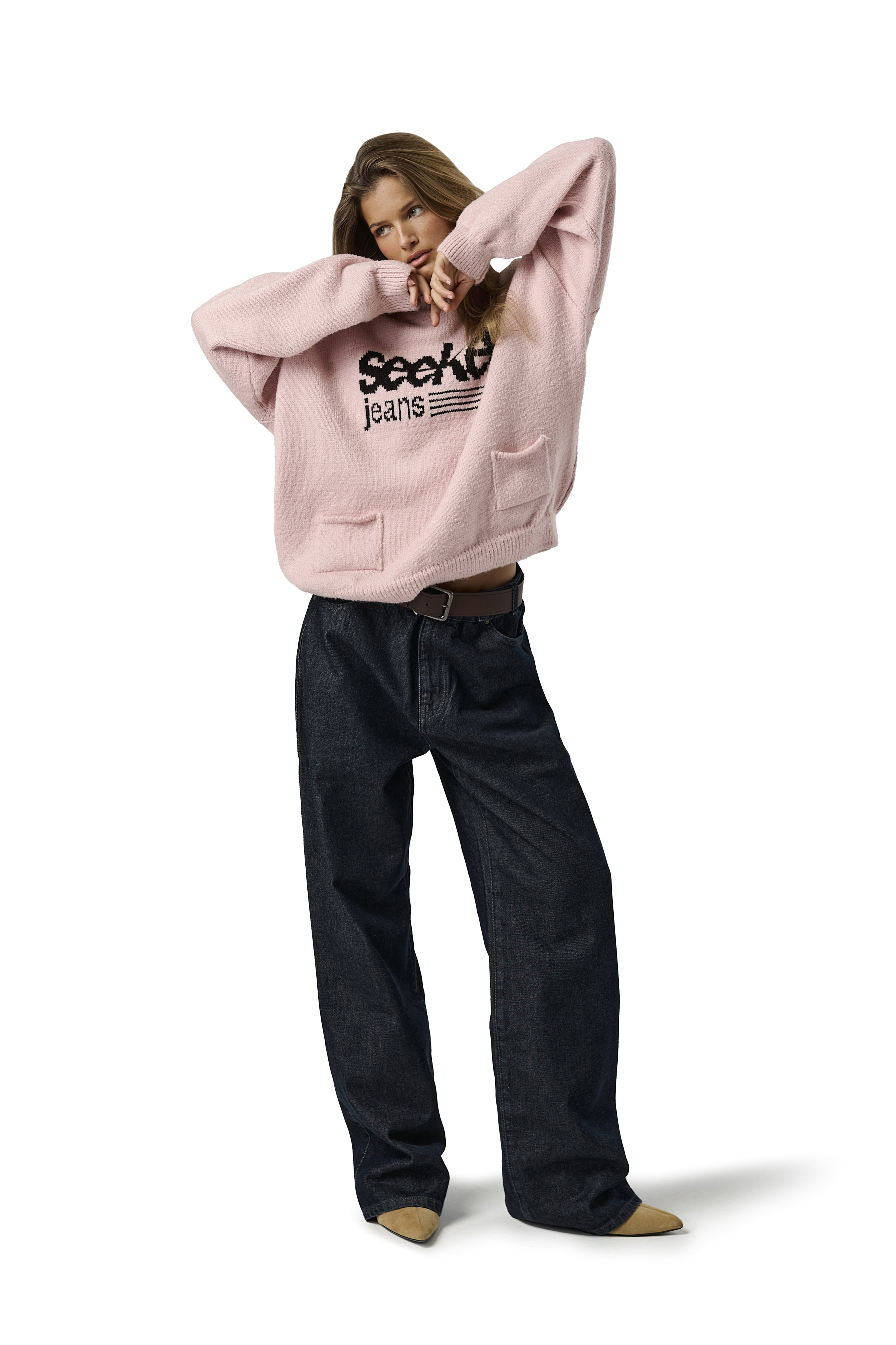 Binky Logo Knit Sweater
