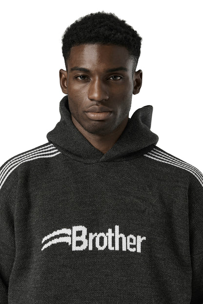 Track Knit Hoodie