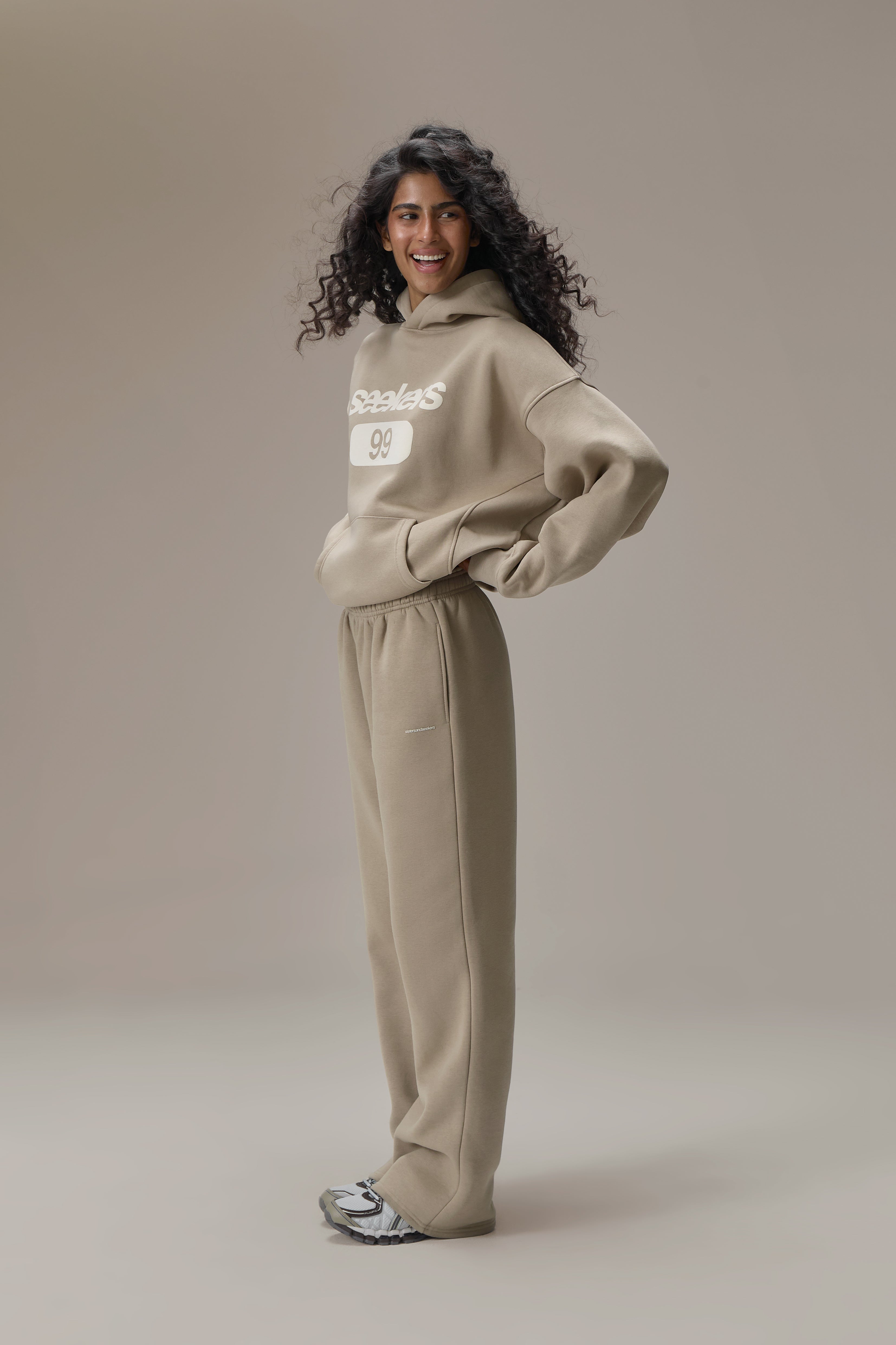 Seekers Tabby Original Hoodie in Beige