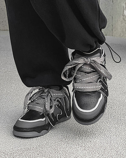 Stylish Chunky Sole Sneakers