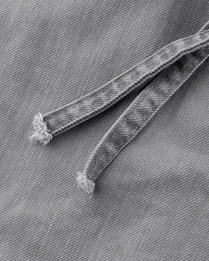 Washed Grey Multi-Pocket Cargo Pants