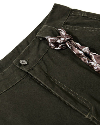 Loose Fit Vintage Utility Trousers