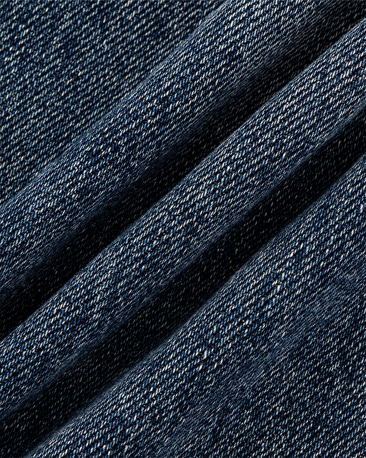Zip-Off Panel Wide-Leg Denim Pants
