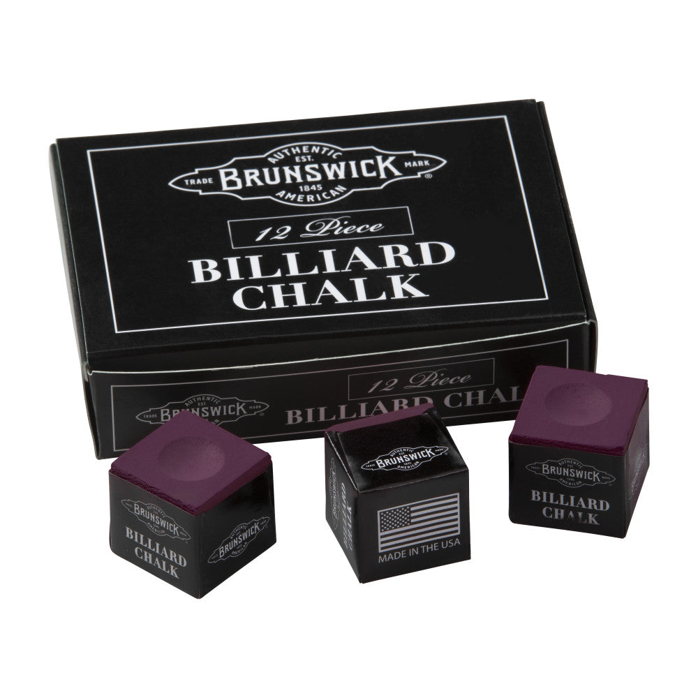 Brunswick 12 Piece Billiard Chalk