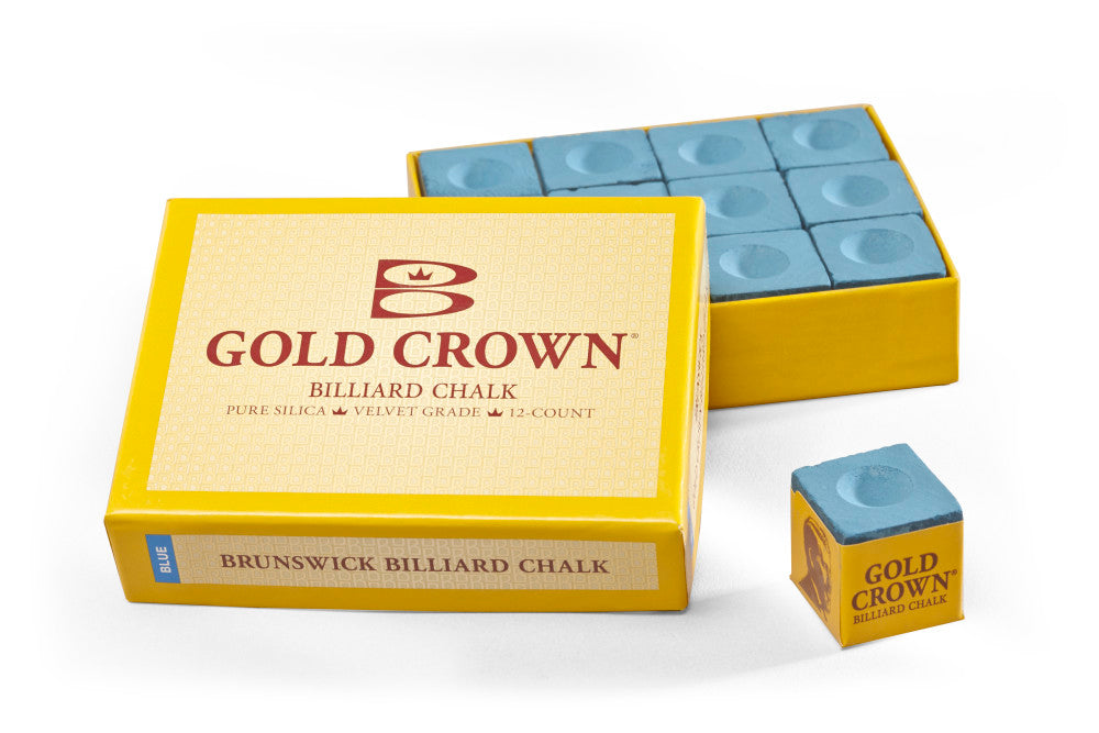 Gold Crown 12 Piece Billiard Chalk