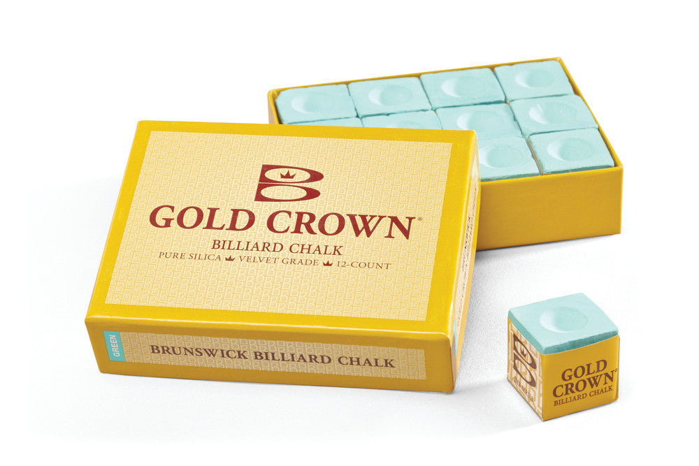 Gold Crown 12 Piece Billiard Chalk