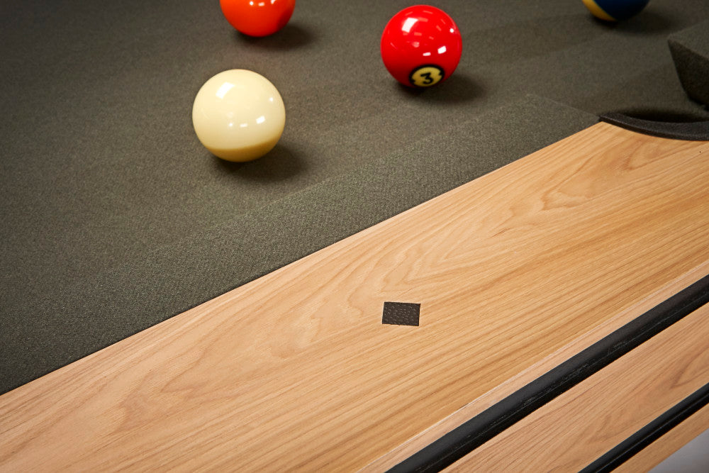 Hickory 8' Pool Table