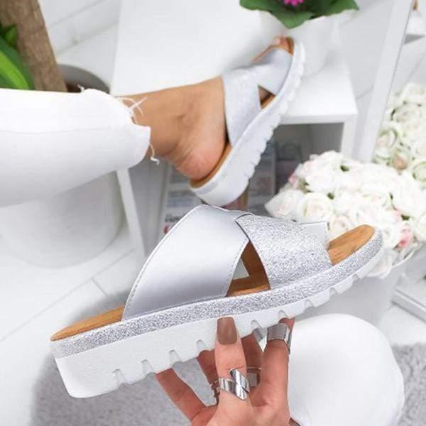 Comfy Summer Sandals for Bunions - Wide Toe Box, Supportive Strap