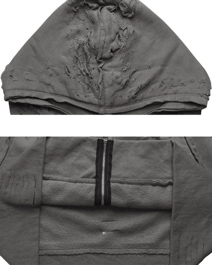 American Street High-Street Distressed Hoodie