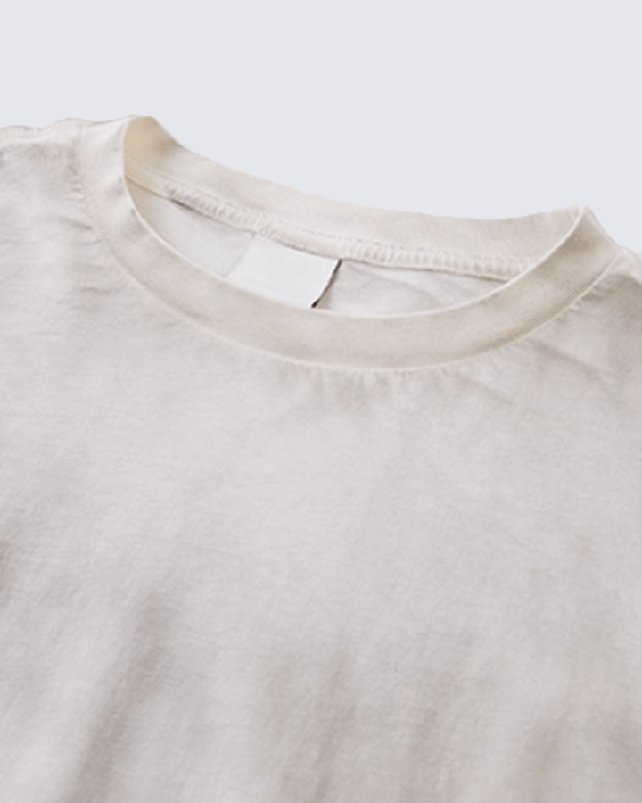 Distressed Cross Graphic Long Sleeve T-Shirt