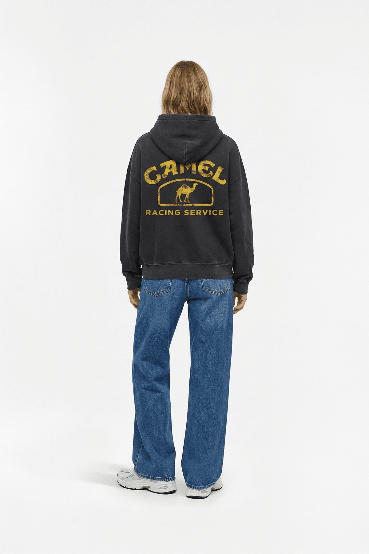 Camel Racing Oversized Hoodie – Vintage Motorsport Style