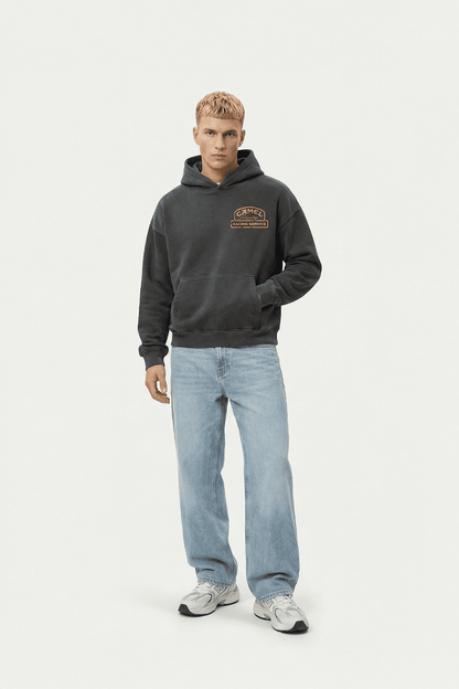 Camel Racing Oversized Hoodie – Vintage Motorsport Style