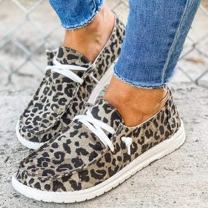 Canvas Slip-On Flats for Bunions — Wide Fit, Extra-Wide Toe Box