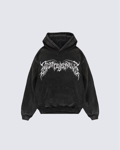 Tribal Flame Graphic Hoodie
