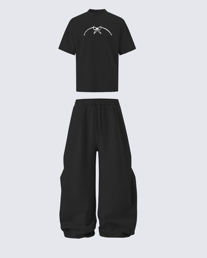 Oversized Stack-Leg Sweatpants