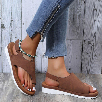 Sandals for Bunions with Back Strap – Wide Toe Box, Vegan Leather