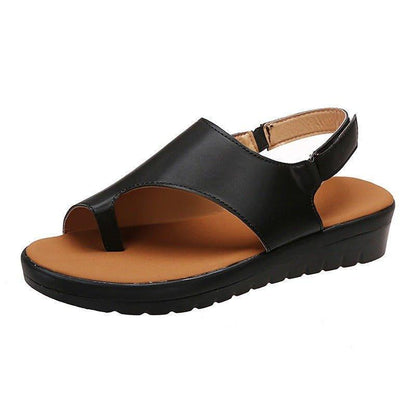 Sandals for Bunions with Back Strap – Wide Toe Box, Vegan Leather