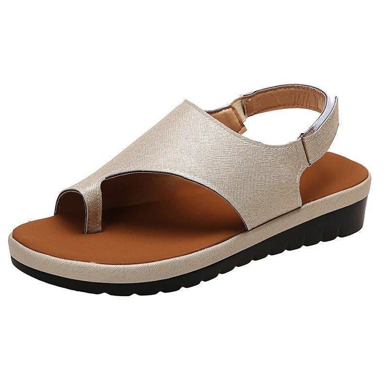 Sandals for Bunions with Back Strap – Wide Toe Box, Vegan Leather