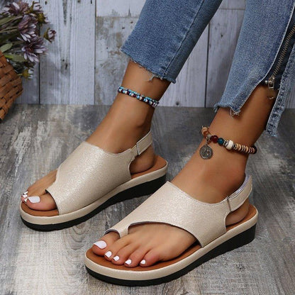 Sandals for Bunions with Back Strap – Wide Toe Box, Vegan Leather
