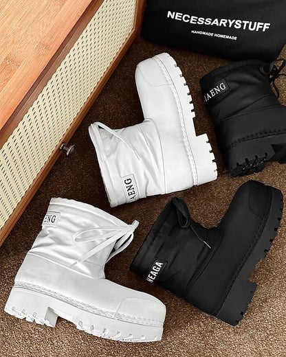 Chunky Platform Snow Boots